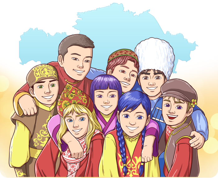 Дружба Народов, автор Еркен Нурсаитов, взято с сайта illustrators.ru