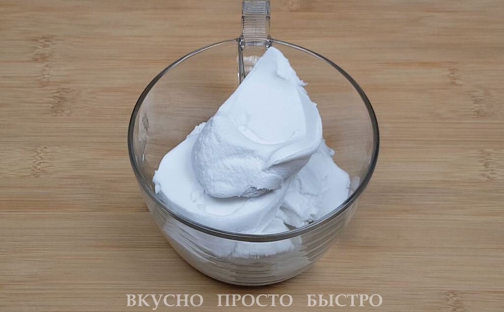 Пошаговый рецепт, как просто приготовить Шоколадный крем без яиц и молочных продуктов. Крем получается очень вкусным, нежным, лёгким, воздушным, в меру сладким.-3