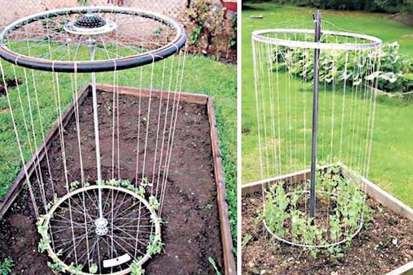 Это лишь прототип "горохового столбика", чтобы наглядно показать саму конструкцию. Фото: https://takprosto.cc/wp-content/uploads/i/idei-dlya-dachi-i-sada-svoimi-rukami/1.jpg