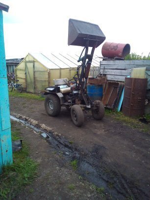 Самодельный погрузчик