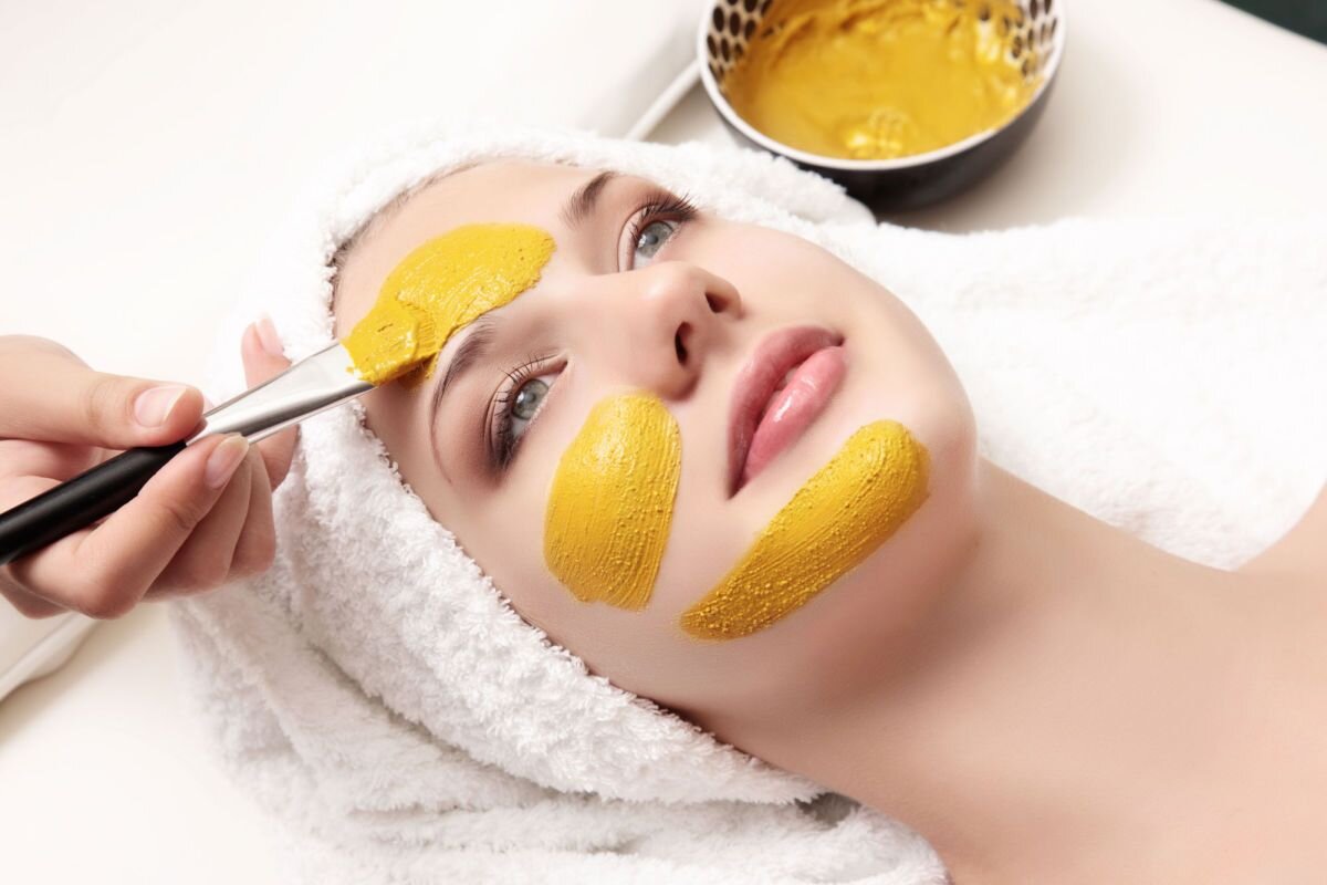 маска из куркумы. Источник фото-сайт https://clck.ru/RUzBX