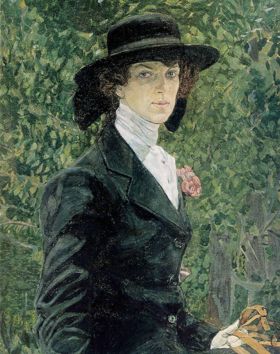 Александр Головин. Ефимия Носова. 1916. Государственный исторический музей, Москва