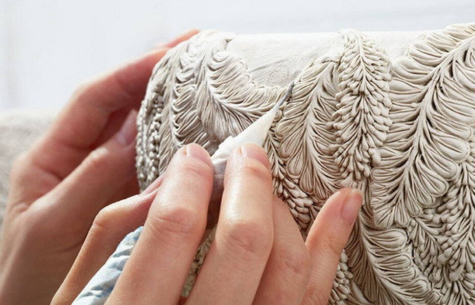 Процесс создания работы Хитоми Хосоно