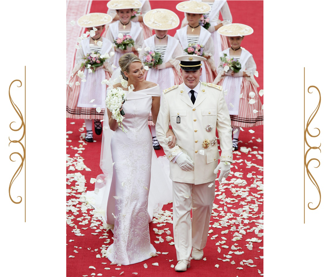 Свадьба Альбера II и Шарлен Линетт Уиттсток, 2 июля 2011. (с) Getty Images