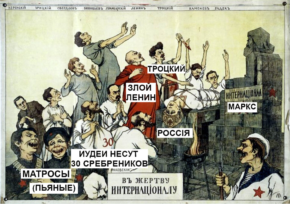 А вмѣстѣ съ языкомъ ​они​ убили и Россію...