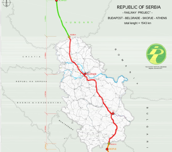 Карта дорог сербии