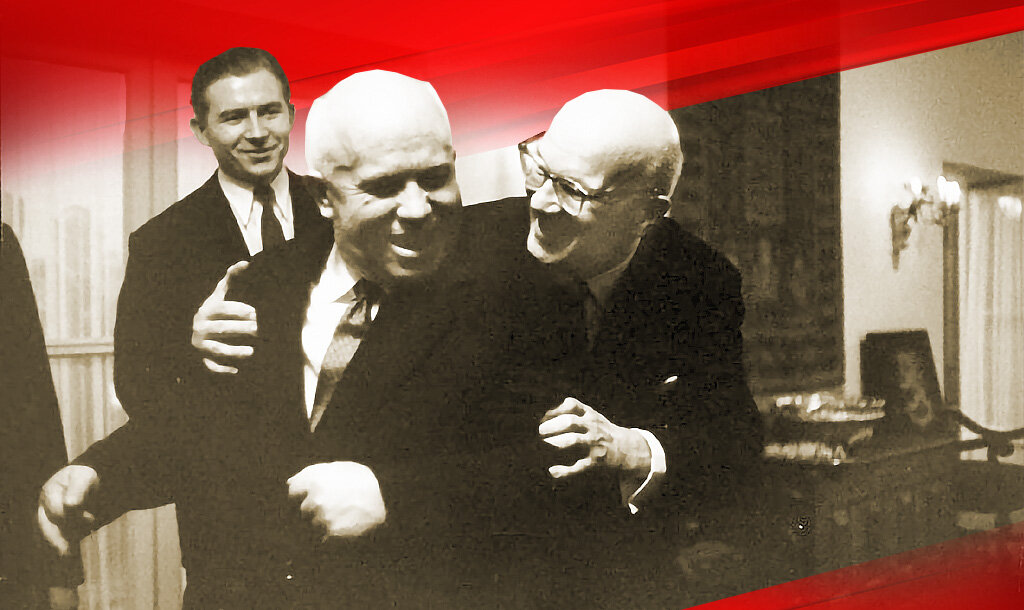 Хрущёв и президент Финляндии Урхо Кекканнен