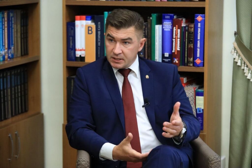 Сергей Таскаев на программе "Большая редакция", фото Дмитрия Куткина