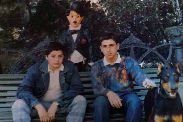 Георгий Бзикадзе и Георгий Сакварелидзе. Тбилиси, конец 80-х