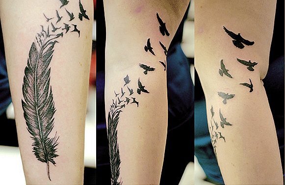 Значение татуировки Птицы