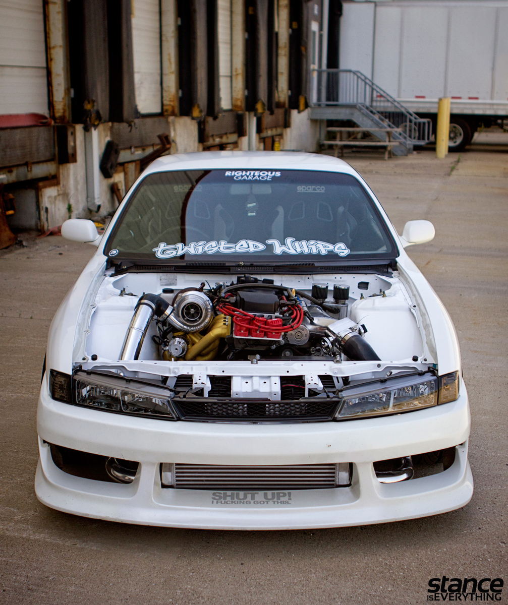 Nissan Silvia s14 с 4 турбинами