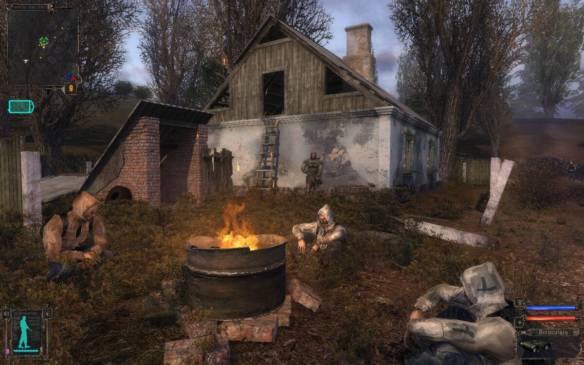 На традиционном напитке зоны - водке, красуется надпись "Казаки", дело в том что эту знаменитую стратегию разрабатывала эта же студия!