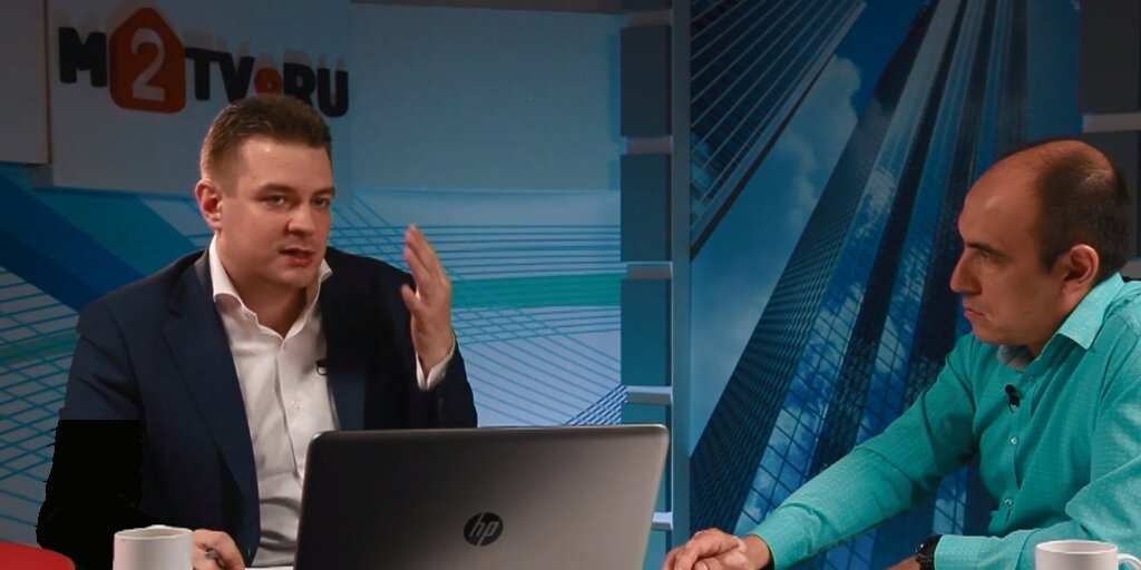 Сергей Саяпин и Борис Малютин в студии M2tv.ru