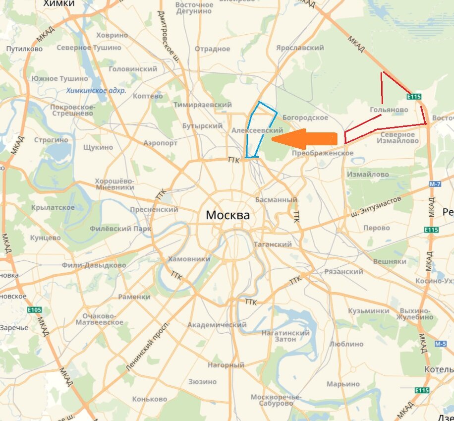 Нова москва карта. Карта 