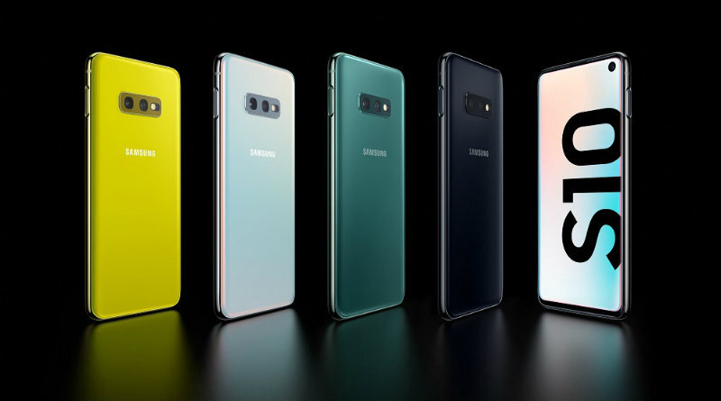 Samsung Galaxy S10e оснащен 5,8-дюймовым Dynamic AMOLED дисплеем с разрешением Full HD+ и соотношением сторон 19:9 (522 ppi). В правом верхнем углу экрана располагается фронтальная камера с разрешением 10 Мп (f/1.9). В отличие от Galaxy S10+ и Galaxy S10, тут сканер отпечатков пальцев находится на боковой грани, а не встроен в дисплей.Внутри смартфона установлены процессор Exynos 9820, 6 ГБ оперативки и 128 ГБ встроенной памяти с возможностью расширения за счет карточки MicroSD объемом до 512 ГБ. 
Аккумулятор емкостью 3100 поддерживает технологии быстрой и беспроводной зарядки. Также имеется функция обратной зарядки, когда смартфон заряжает другие гаджеты при помощи беспроводной зарядки по стандарту Qi.Основная двойная камера состоит из модуля с разрешением 12 Мп (f/1.5, угол 77 градусов) и модуля с разрешением 16 Мп (f/2.2, угол обзора 123 градуса). Также смартфон оснащен слотом для двух СИМ-карт, стереодинамиками AKG, модулем NFC, USB Type-C, 3,5-мм аудиоджеком и технологией разблокировки по распознаванию лица.