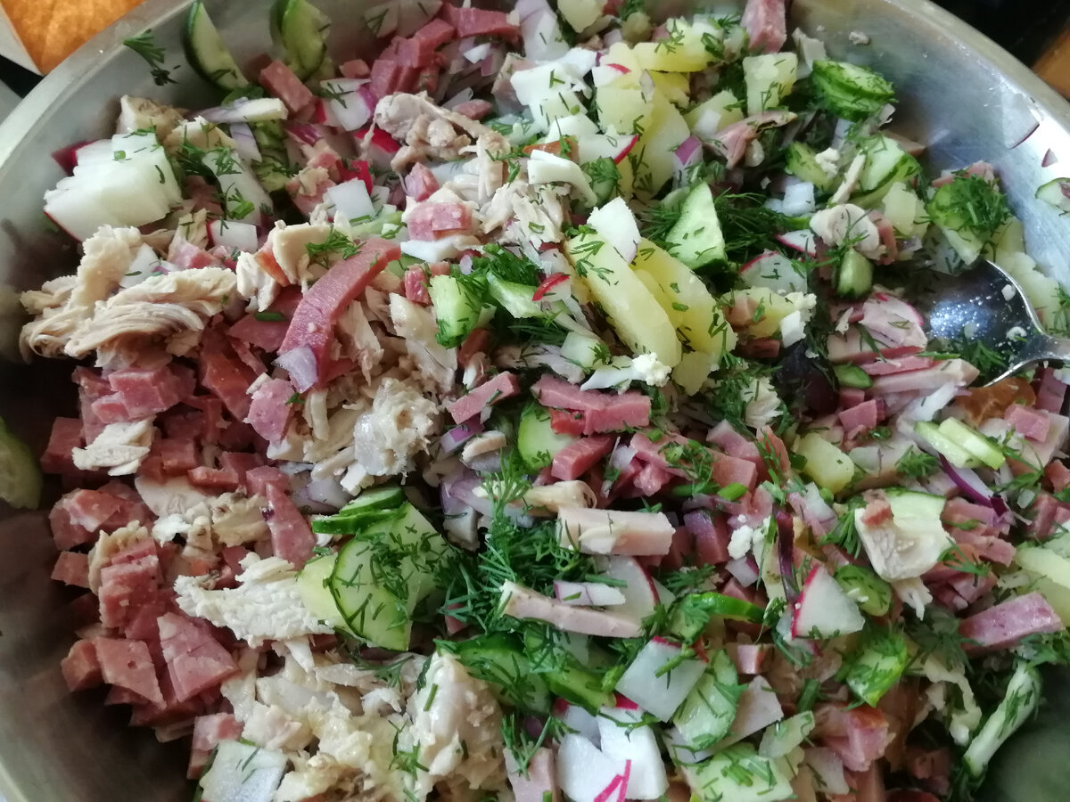 До перемешивания