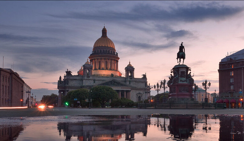 Санкт Петербург летом белые ночи