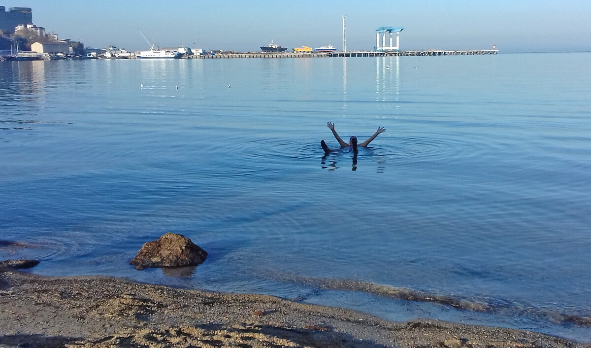 Закаленные еще купаются (9 ноября)