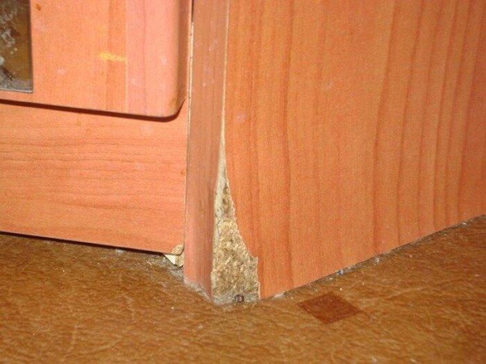 ДСП то и дело ломается. /Фото: otvet.mail.ru.