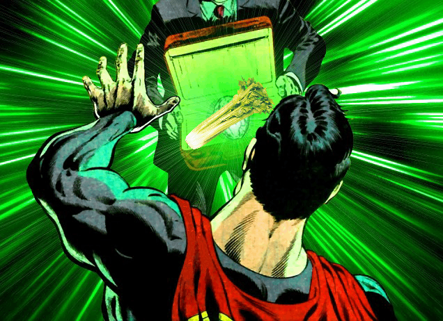 Супермен и сельдерей