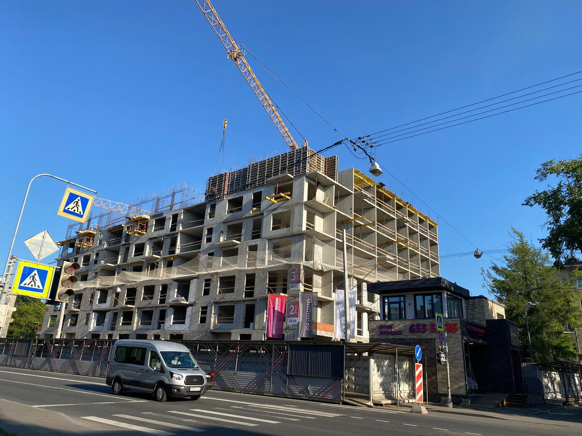 Строительство ЖК Принцип на июнь 2021 года