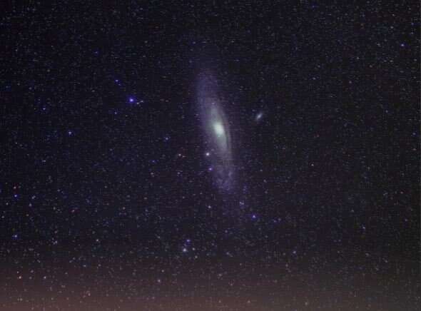 Туманность Андромеды. Вид с планеты Земля