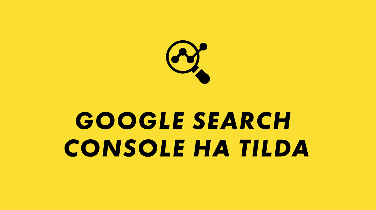 Google search console tilda