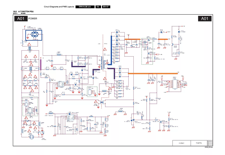 Плата питания монитора ViewSonic VA1948M : Платы питания : Запчасти для мониторо