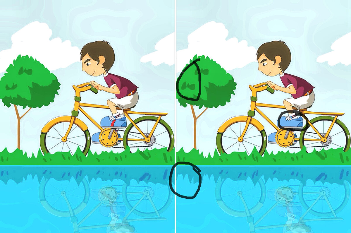 Тест на наблюдательность и внимание. Всего 3 отличия | Тестик | Дзен