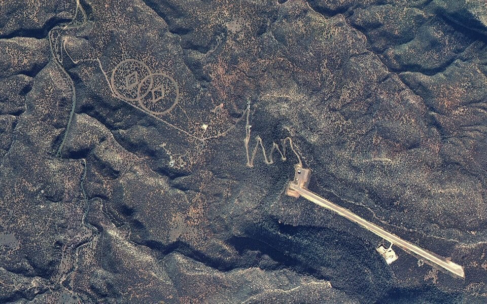 Вид со спутника #Нью-Мексико #карты #хранилище