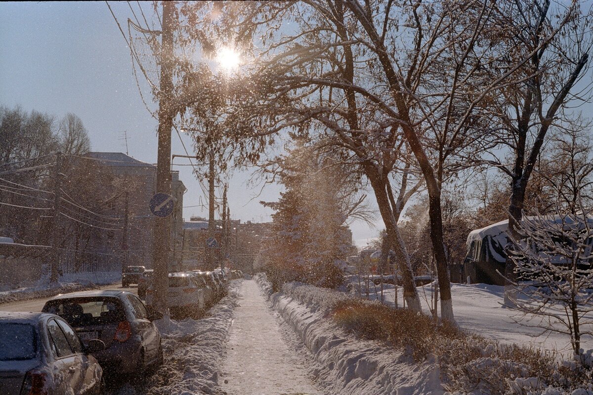 Снято на плёночный зеркальный Nikon FM 