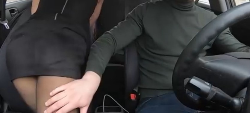 Кадр из съемки пранкера. 