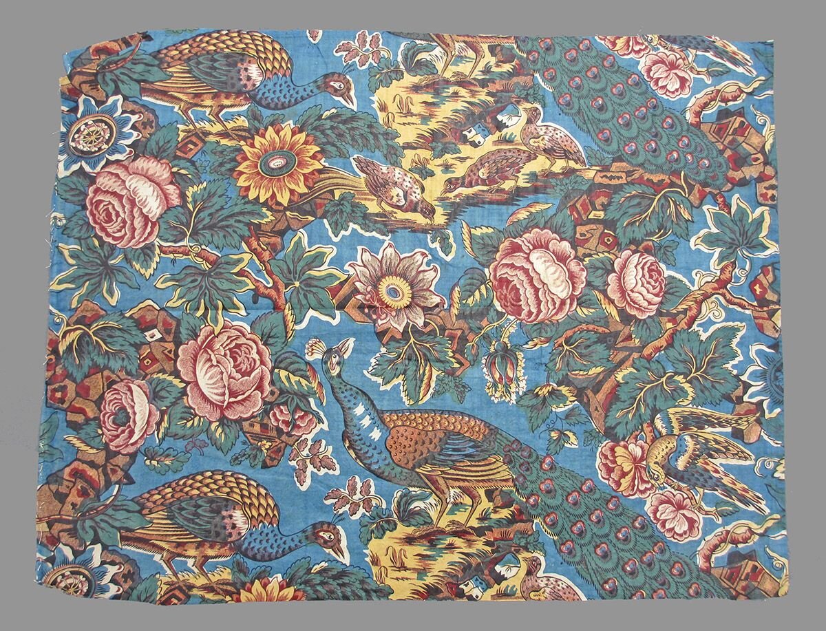 Английский ситец 1830-1840-х годов.