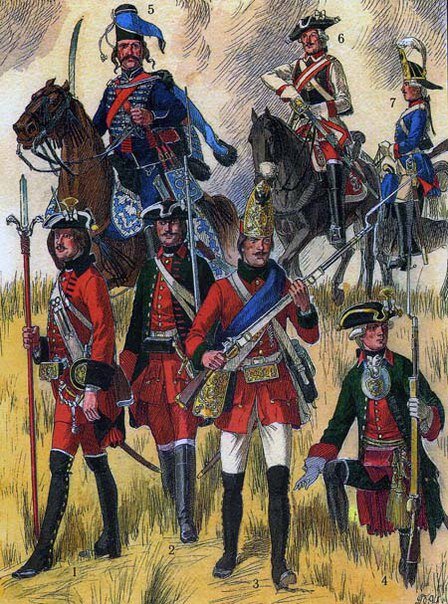 Русская армия времен Семилетней войны 1756 - 1763 г. 