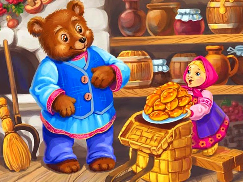 Медведь, который украл и насильно удерживал девочку у себя в берлоге, заставлял готовить еду и развлекать себя. Девочка долго готовила побег, хитростью вернулась домой к родителям.