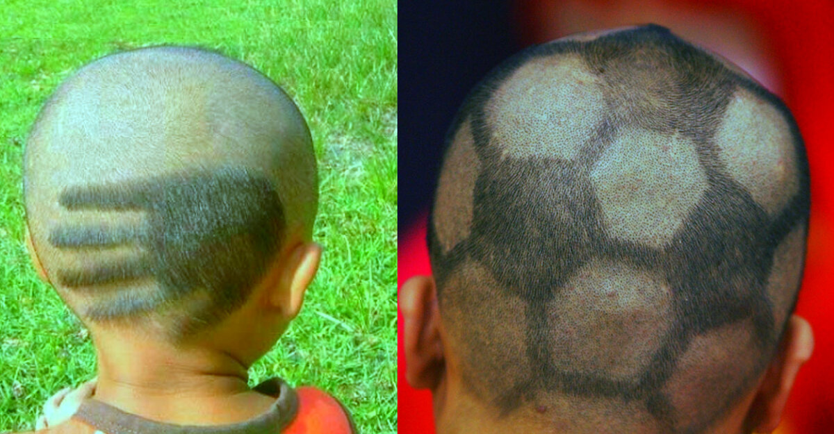 смешная стрижка