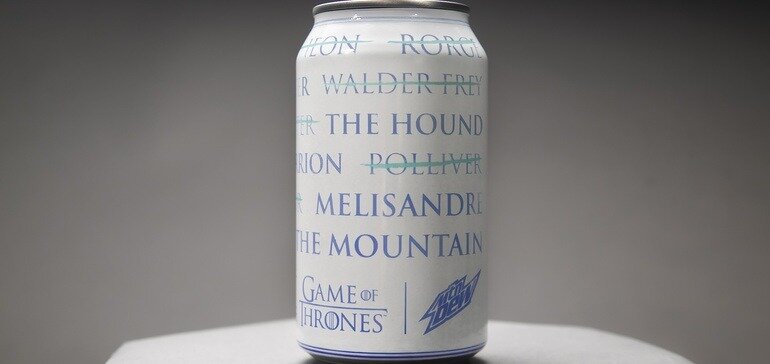 Термобанка с именами из списка Арьи Старк