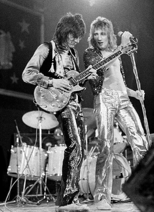 The Faces|Ронни Вуд и Род Стюарт 