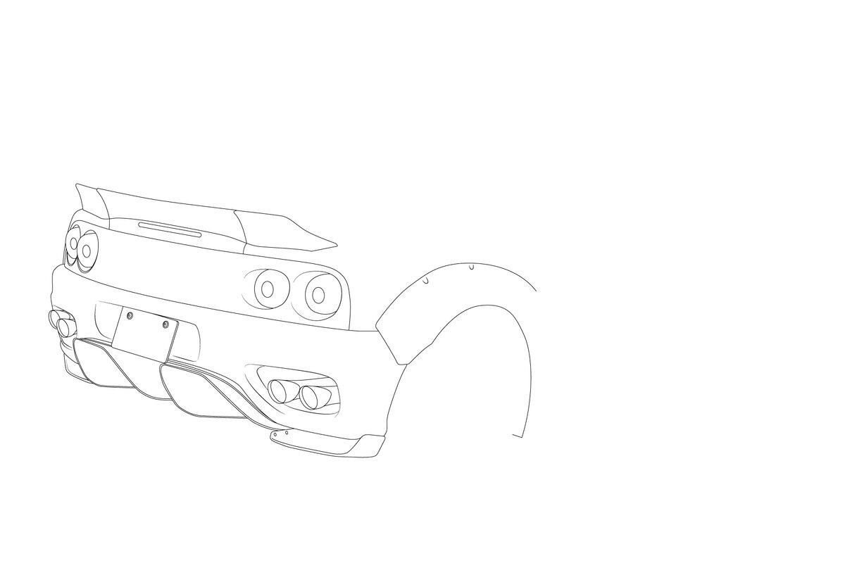 Начинаем выводить каркас под нашу красотку