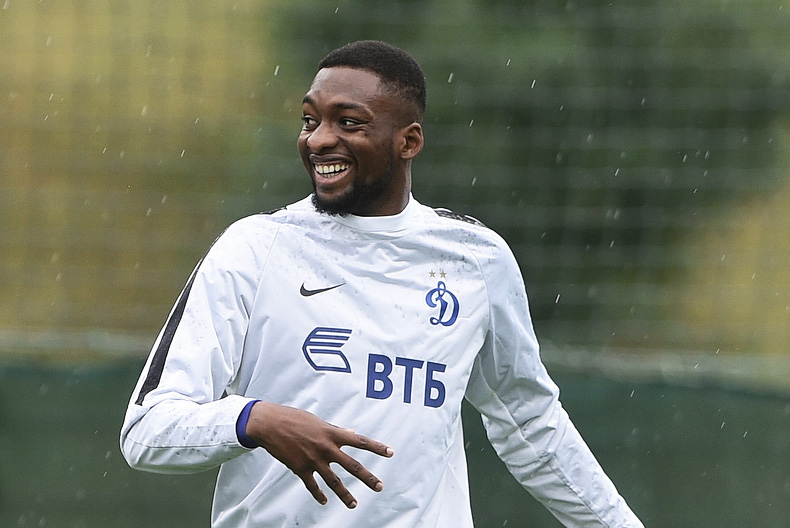 Самба Соу в составе московского Динамо. Фото из открытых источников.