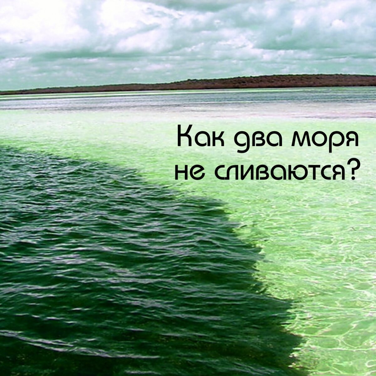 Моря которые не смешиваются