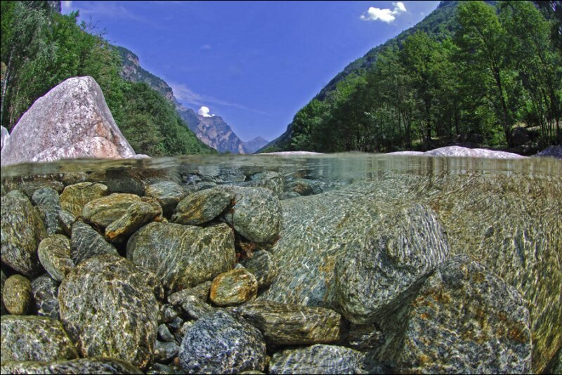 Река Верзасаки, Швейцария