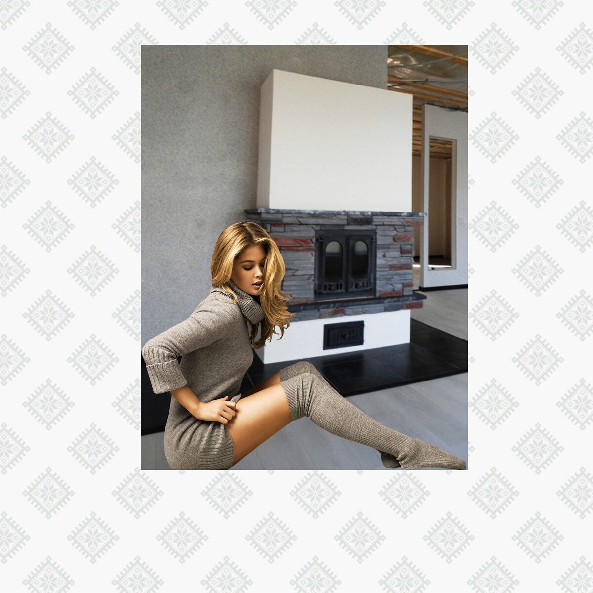 Листай галерею каминов.