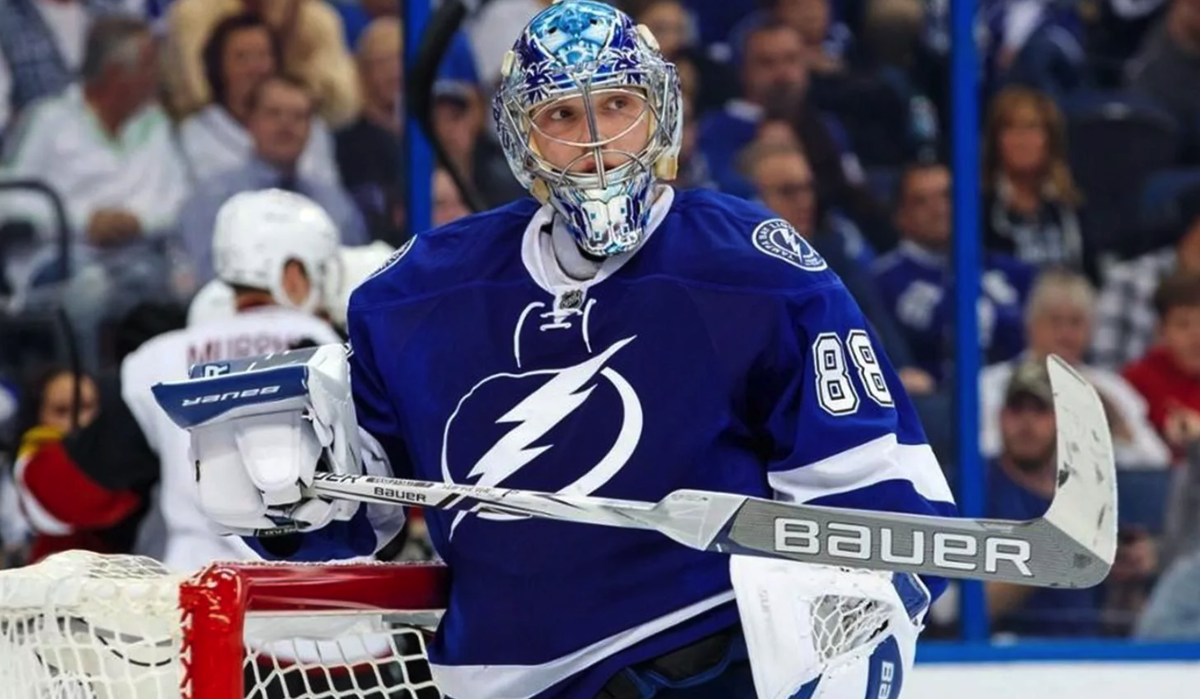 Наш герой защищает ворота команды Тампа Бэй. Фото из открытых источников на Яндекс.картинки