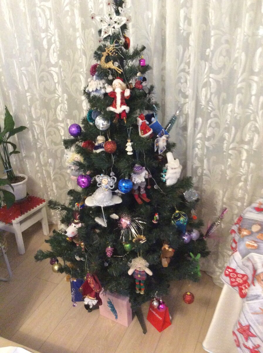 В том году у нас была такая елочка