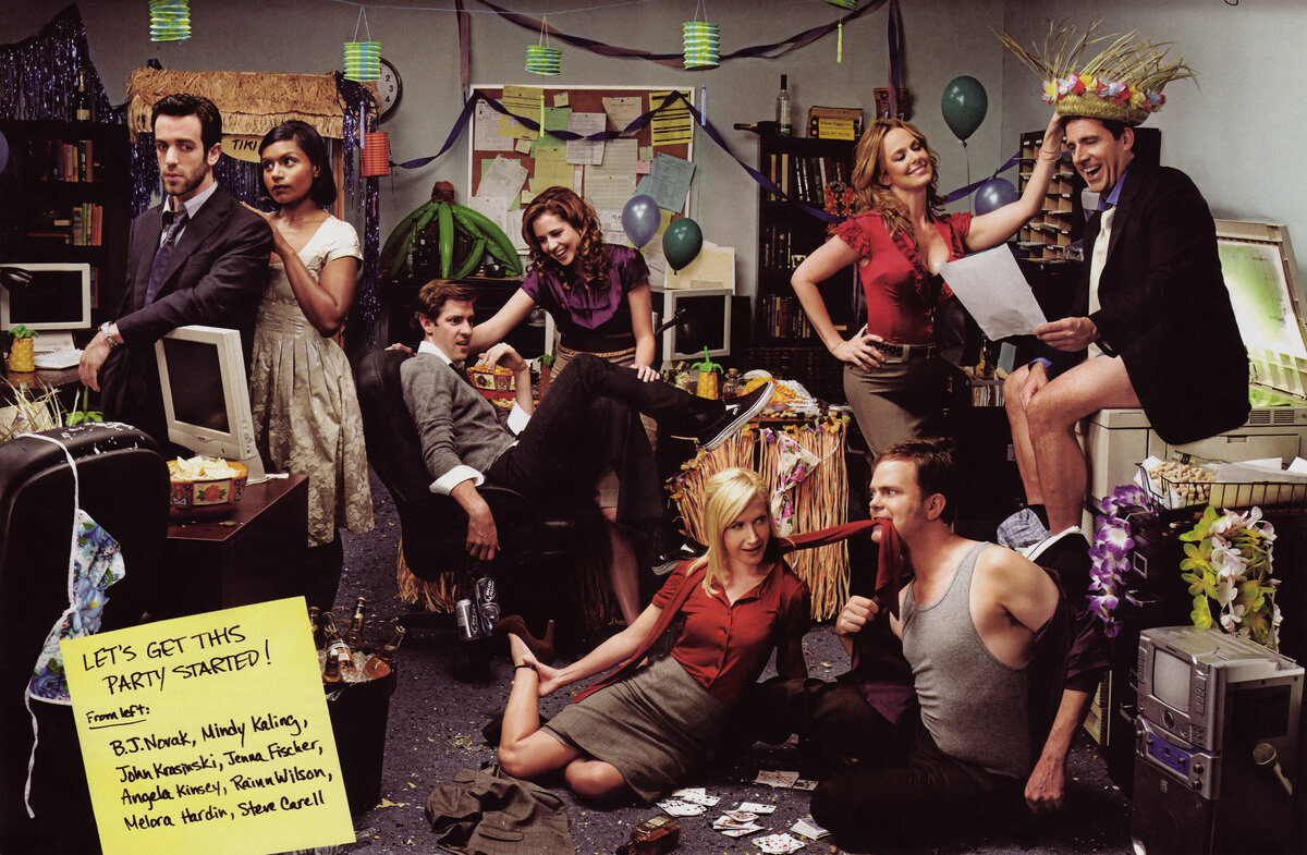 Корпоратив треш. Корпоратив в офисе. The Office show Guest New York.