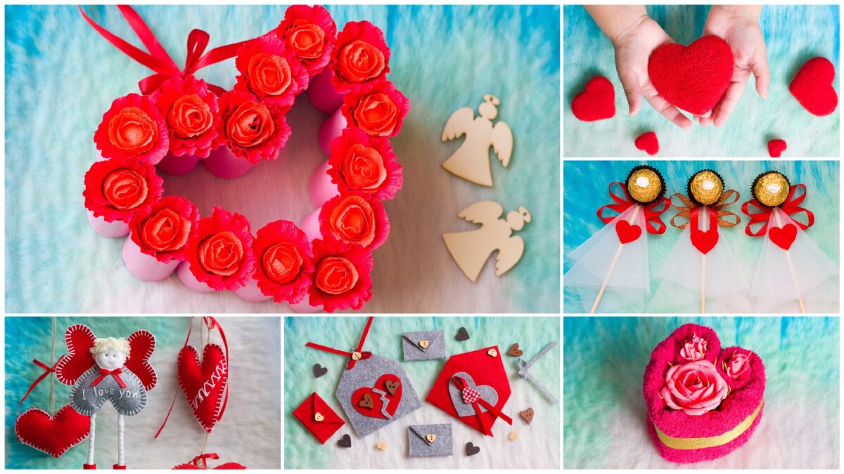Открытка и сумочка для конфет: как сделать подарки на День святого Валентина своими руками