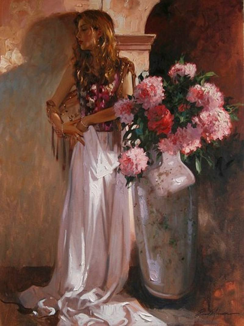 Richard s. Johnson картины. Художник Richard s. Johnson женственность.