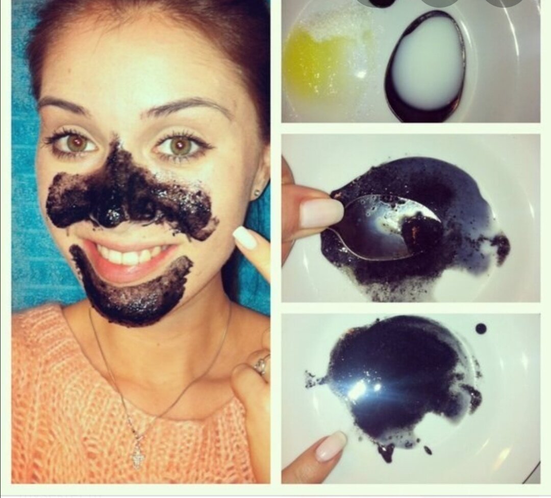 Домашняя маска от черных точек на носу