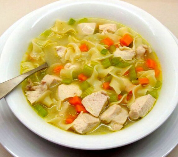 Куриный суп по-домашнему
